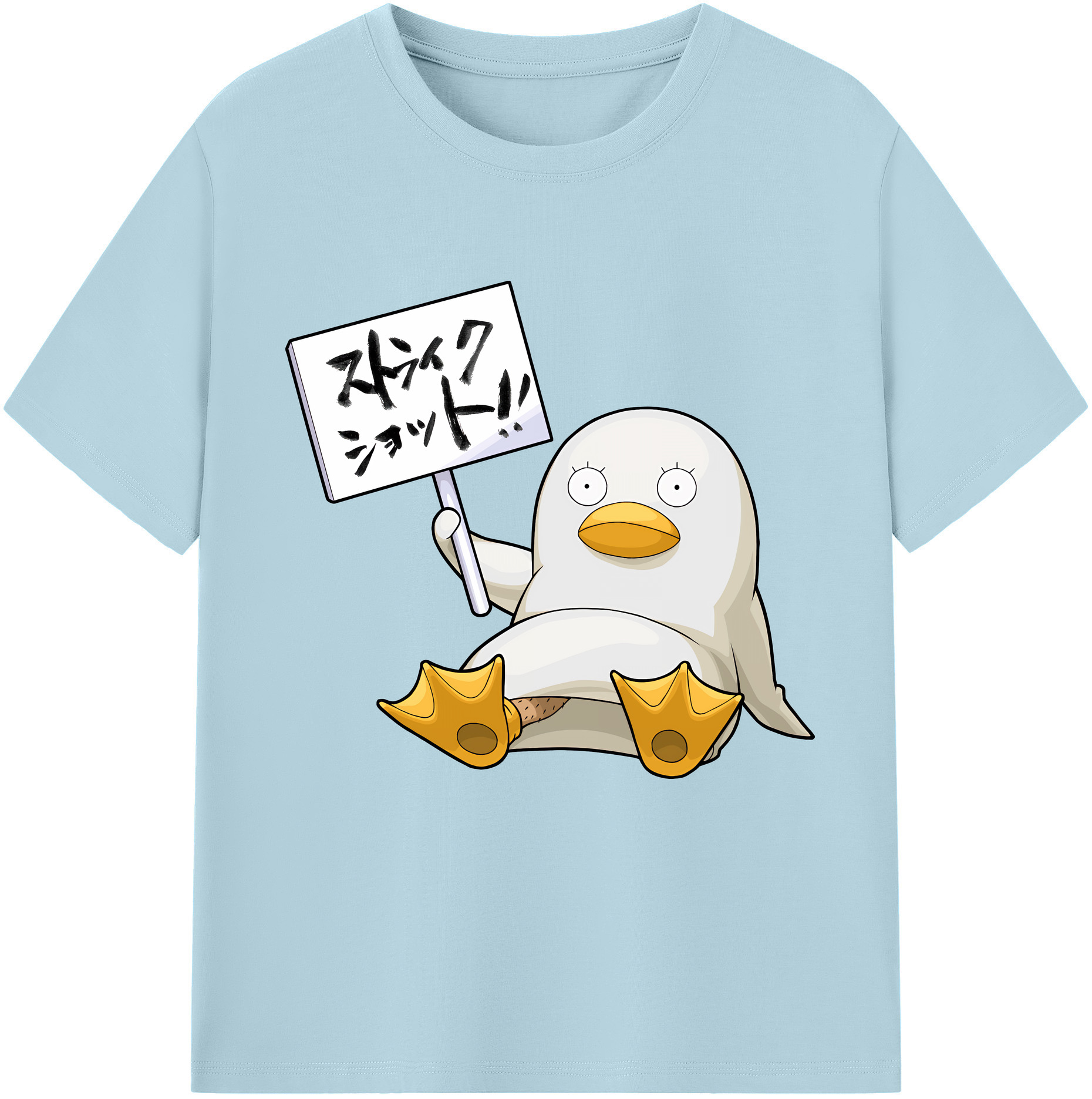 （画像用） ぎんたま 坂田銀時（さかたぎんとき） 神楽 志村新八（しむら しんぱち） GINTAMA Sakata Gintoki Kagura Shimura Shinpachi 綿100％半袖Tシャツ（フロントプリント）